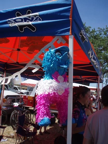 The weekend's mascot