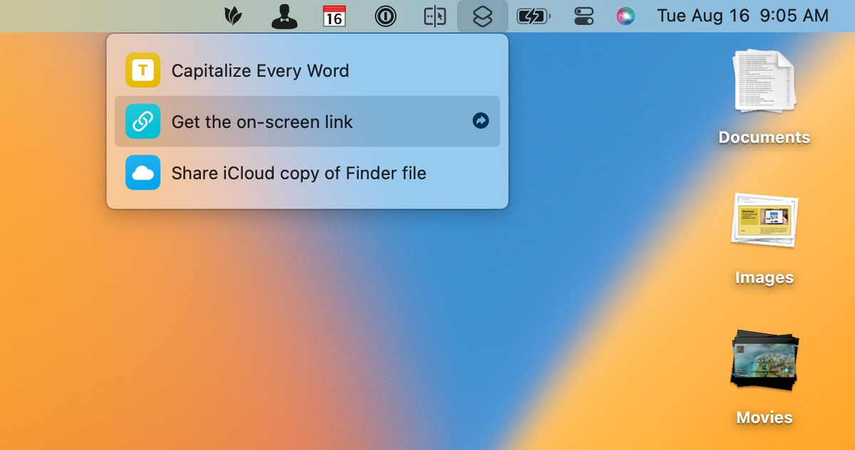 Why the Menu Bar is the best way to get started with Shortcuts for Mac