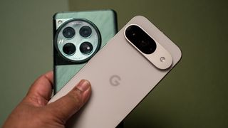 Google Pixel 9 vs. OnePlus 12 camera housing and design