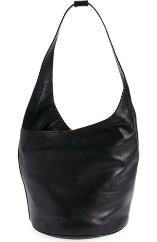 Medium Silvana Leather Bucket Bag