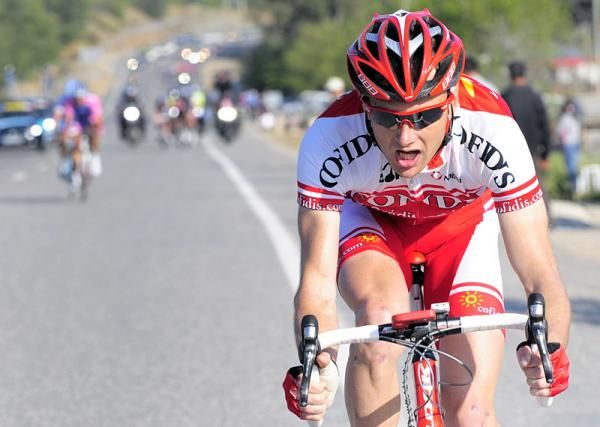 Remi Pauriol (Cofidis) attacked the break with 13km remaining in stage five.
