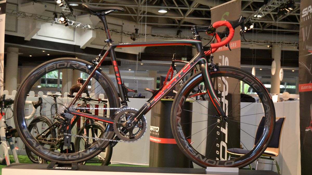 The superlight Sarto Seta shows what the brand's engineers can do when not installing hideous electric motors. Sarto was founded in the 50s but always produced for other people; the brand has been making bikes with its own name on the downtube for five years