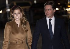 Princess Beatrice and Edoardo Mapelli Mozzi attend the "Together at Christmas" community carol service at Westminster Abbey