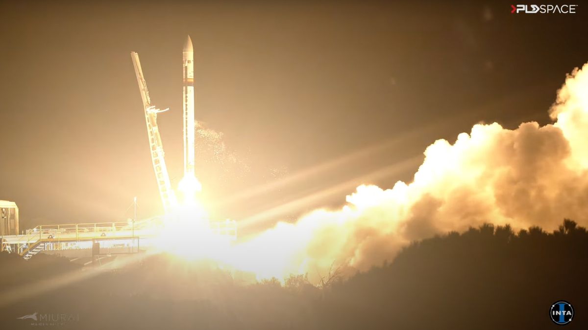 La empresa española BLT Space lanzó el cohete por primera vez