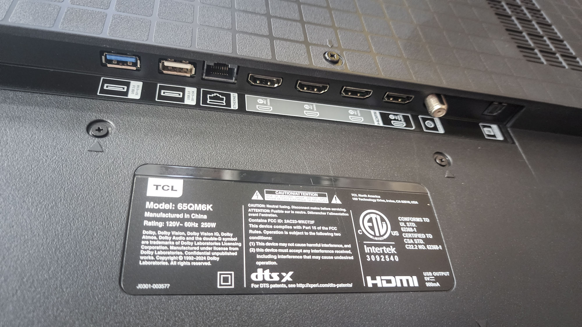TCL QM6K QD-Mini LED TV