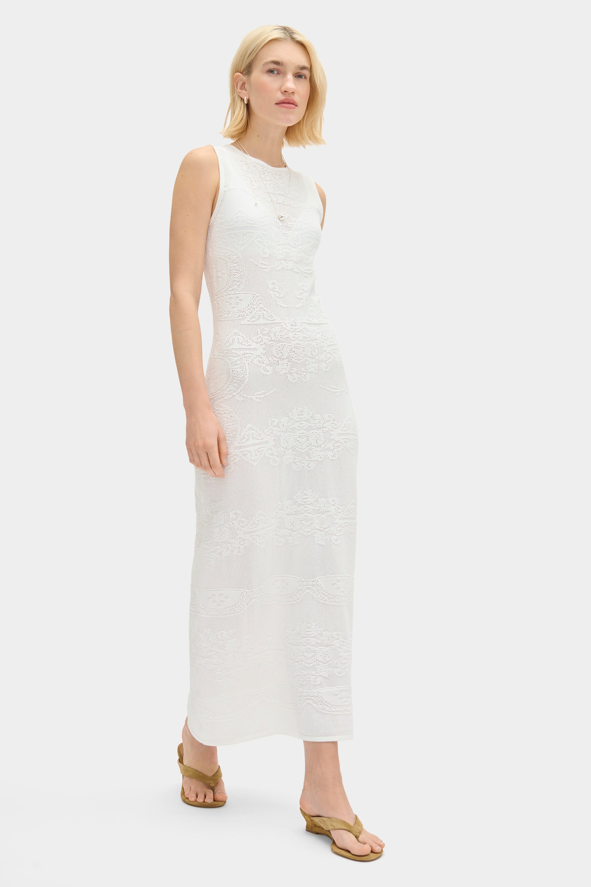 Ashley Crochet Knit Dress