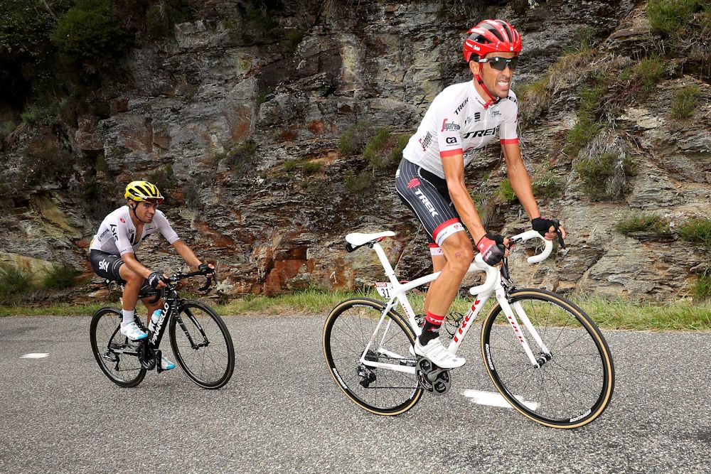 Alberto Contador and Mikel Landa on the attacks during stage 13 of the Tour de France