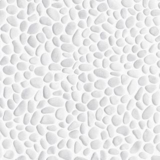 Colours Domra Stone-effect Vinyl Flooring in white