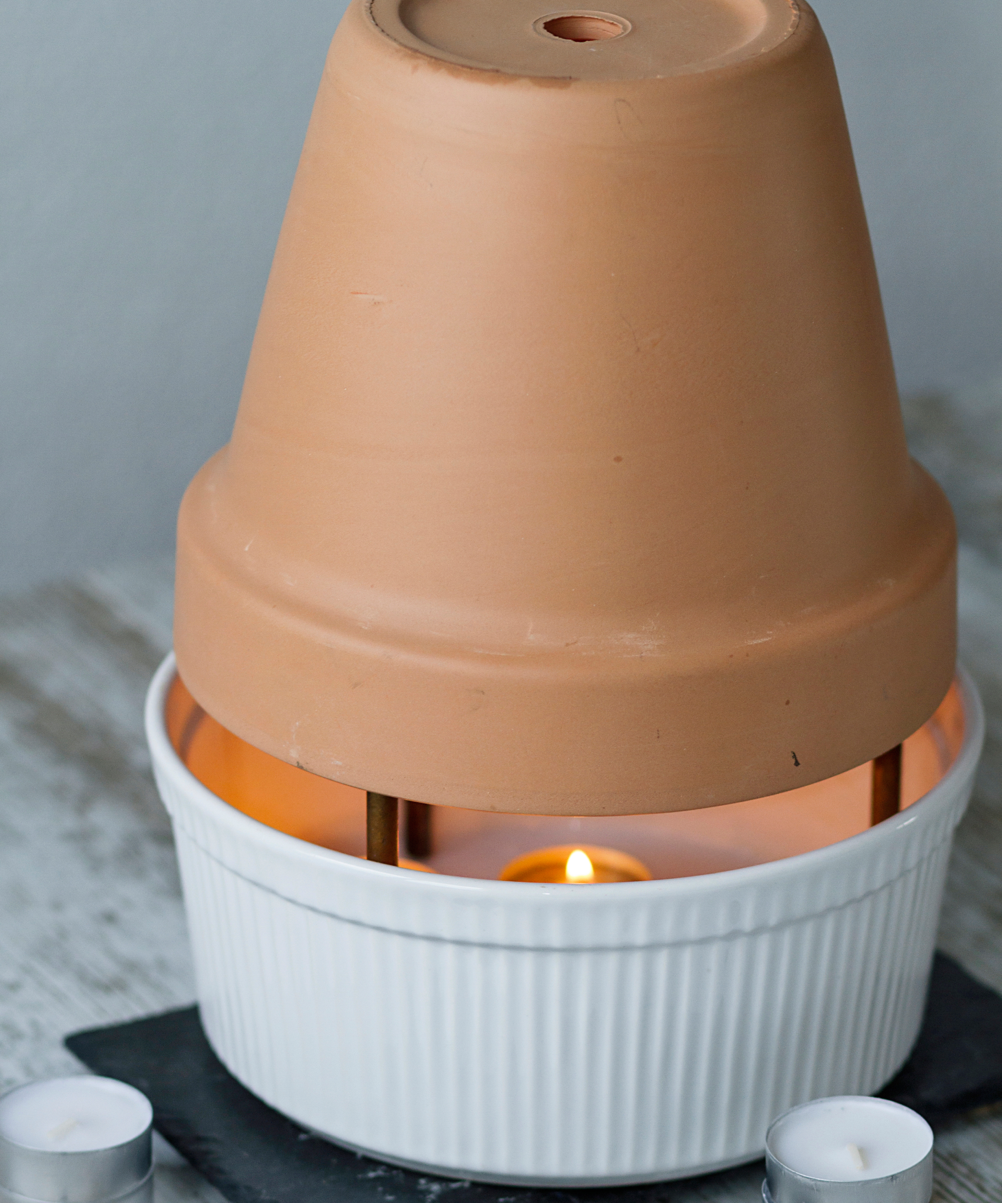 terracotta pot heater