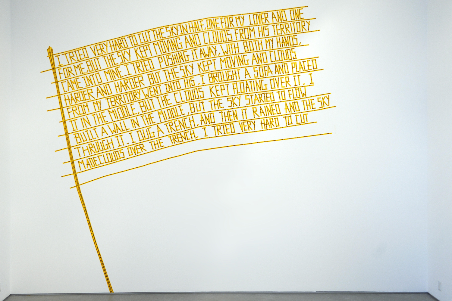 Shilpa Gupta, ’There Is No Border Here’