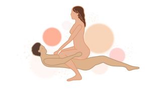 Squatting cowgirl sex position