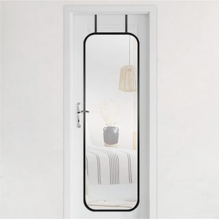 Over the door mirrors with hooks cut out