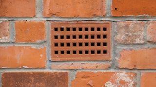 air brick in wall