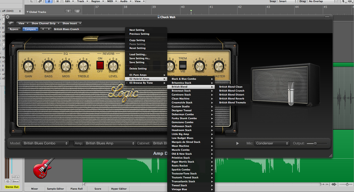 Amp designer