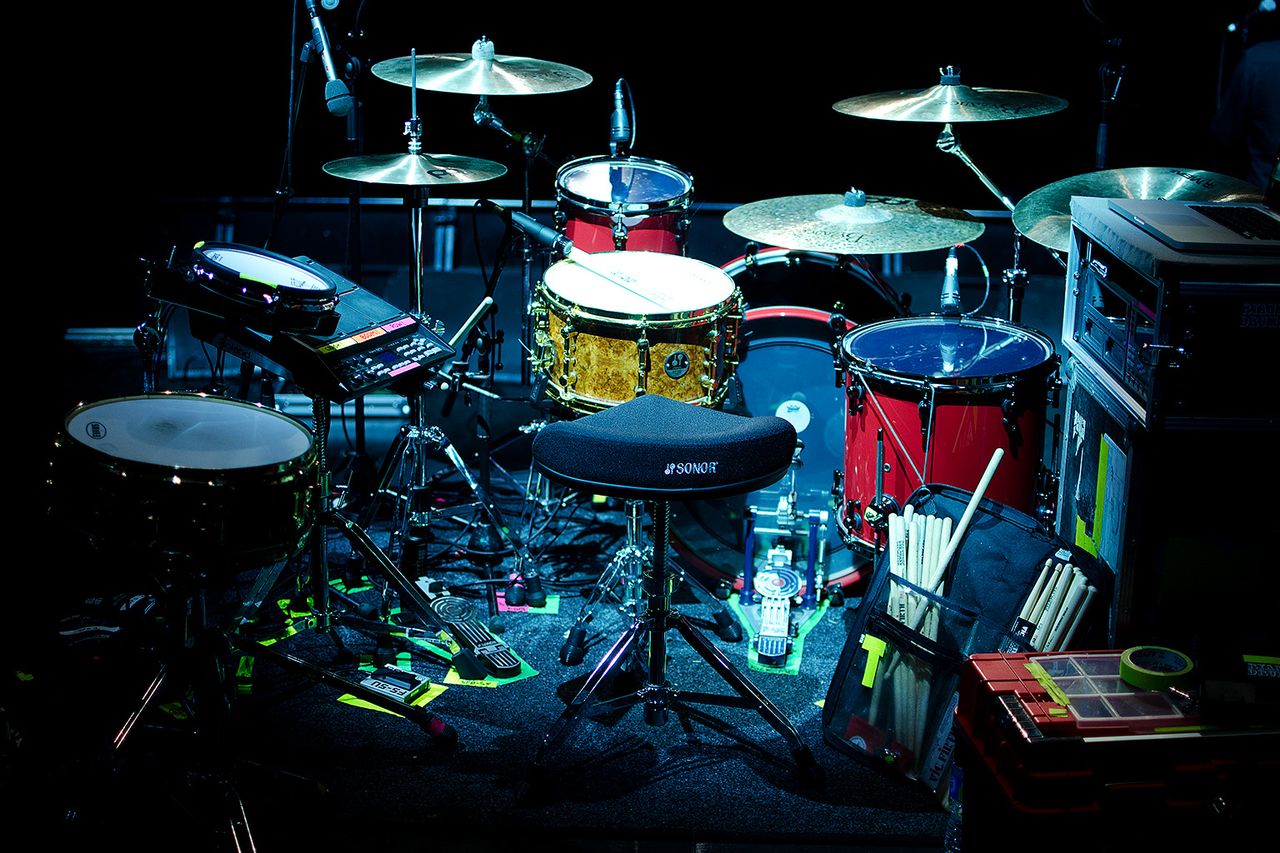 Reverend &amp; The Makers drummer's hybrid setup