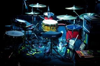 Reverend & The Makers drummer's hybrid setup