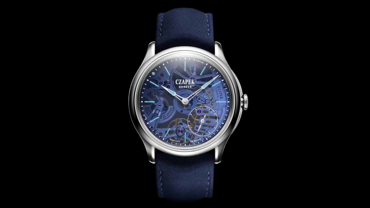 Czapek Promenade Transparencies Aqua Blue