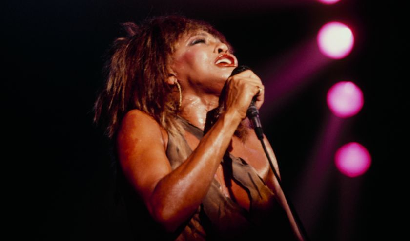Tina Turner performs live on stage at The Venue in London in December 1983