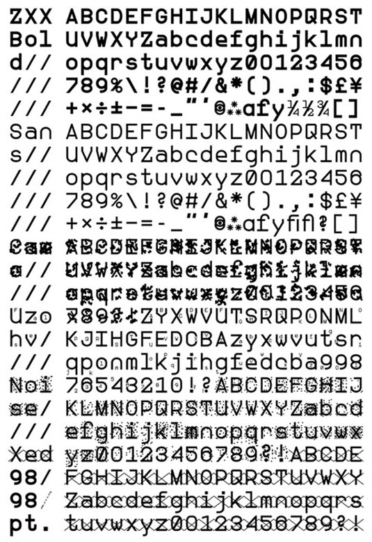anti-piracy font