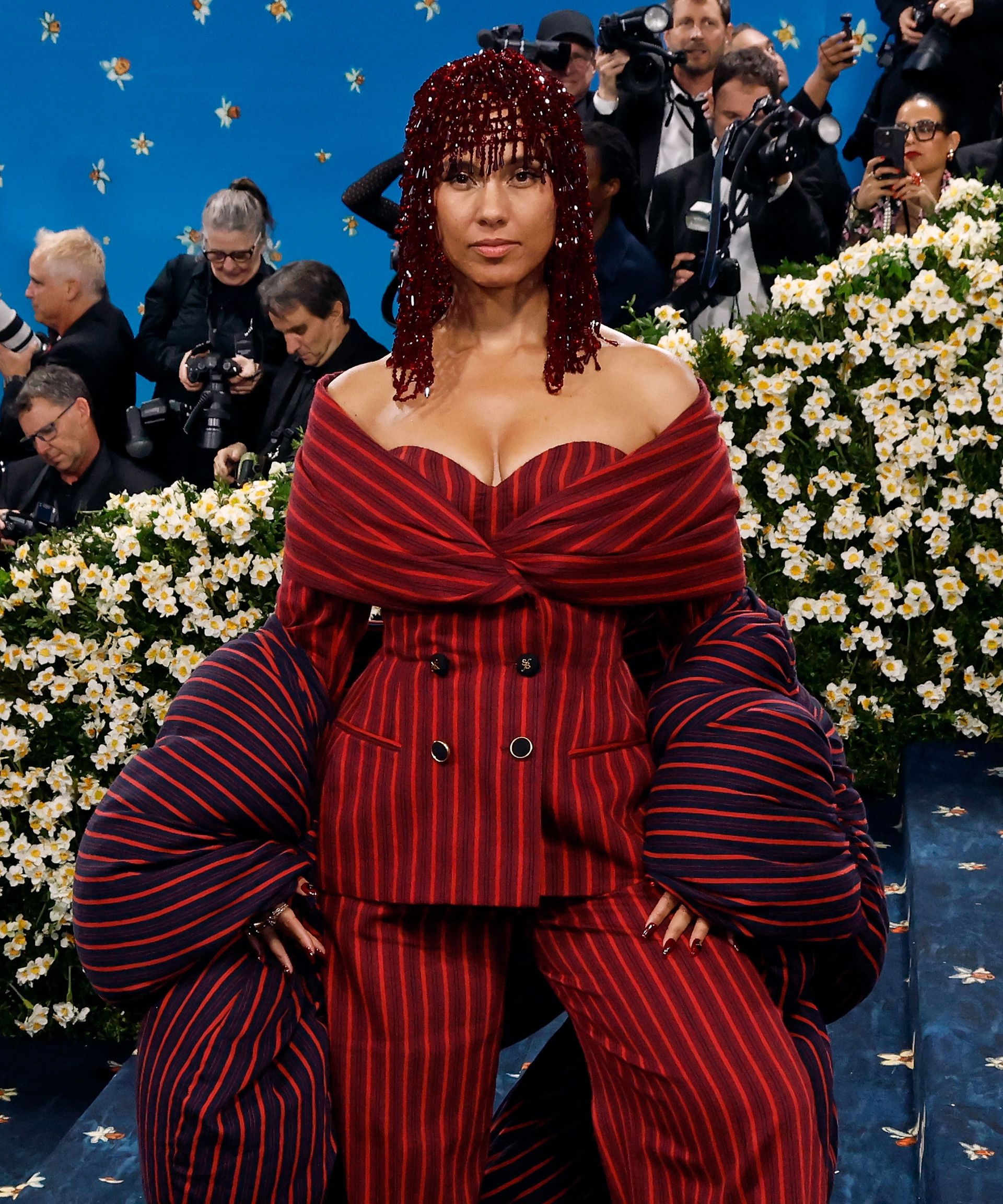 Alicia Keys attends "Superfine: Tailoring Black Style", the 2025 Costume Institute Benefit, at Metropolitan Museum of Art on May 05, 2025 in New York City