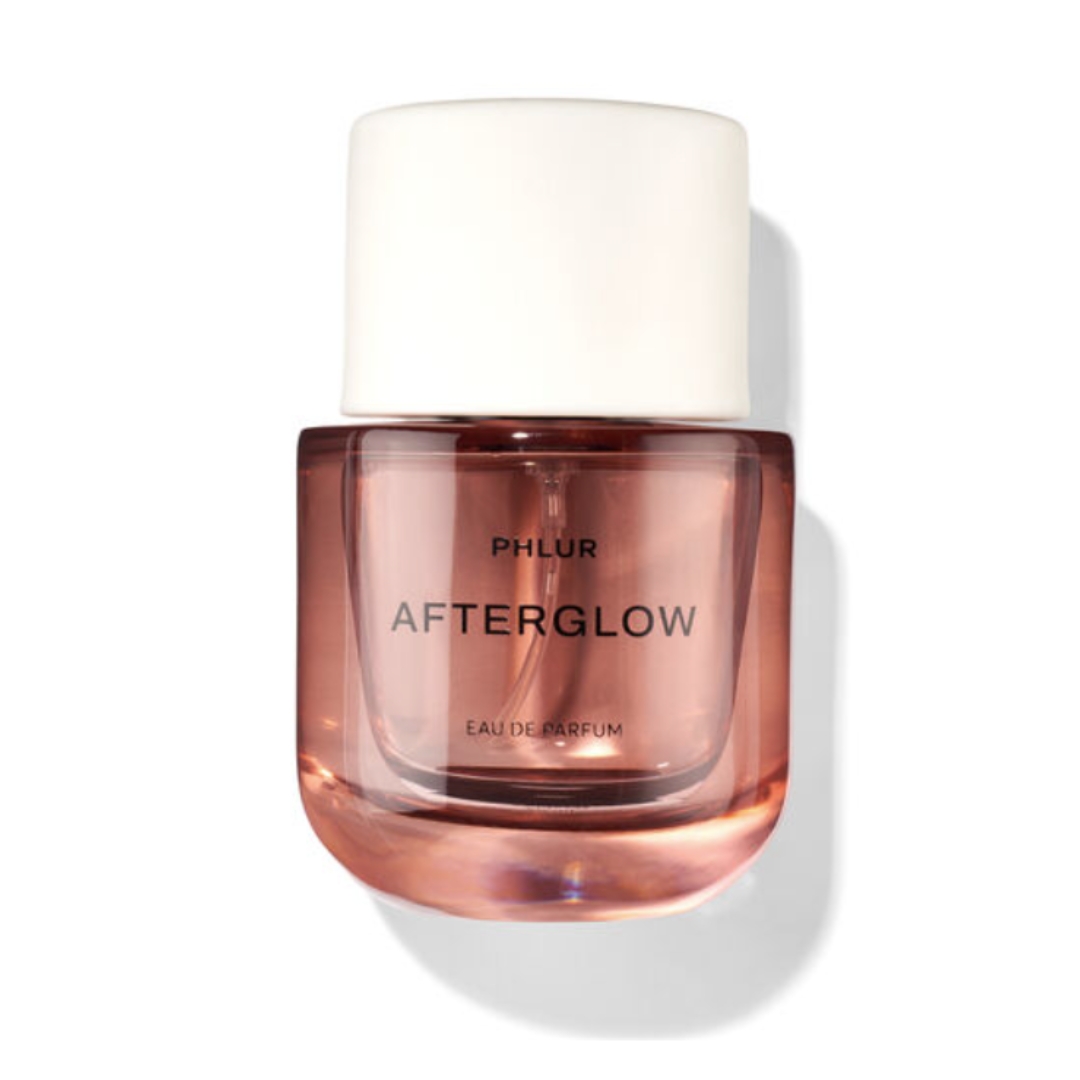 A product shot of the PHLUR Afterglow perfume, on a white background