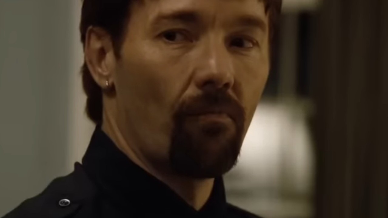 Joel Edgerton with a Van Dyke beard in The Gift