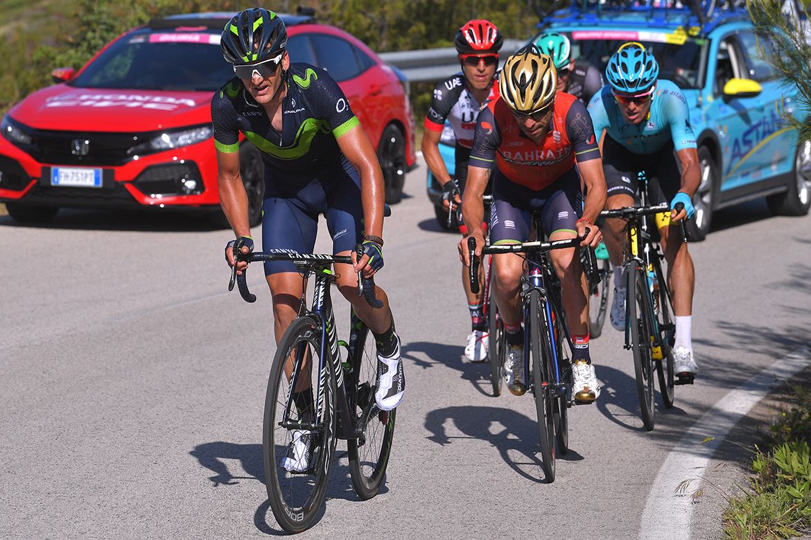 Gorka Izagirre (Movistar) on the attack