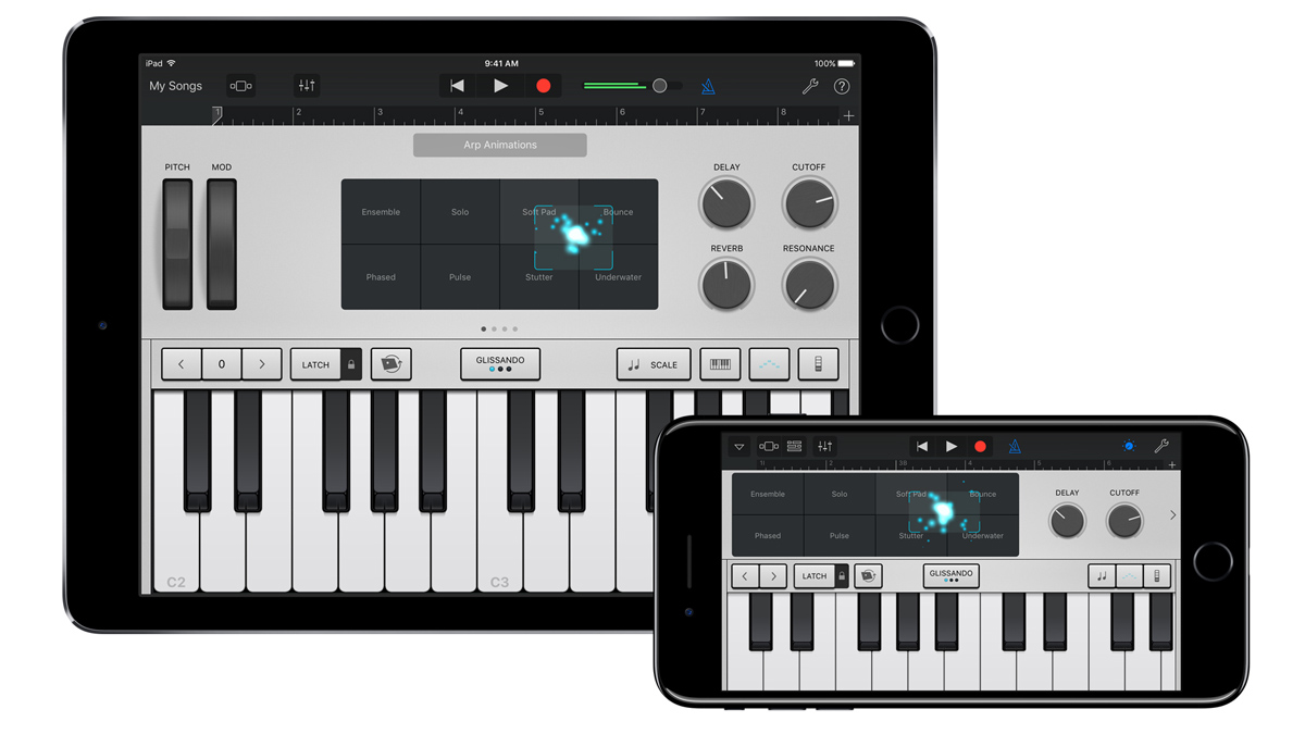 GarageBand for iOS 2.2 includes the Alchemy synth and adds new