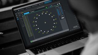 A laptop with dandb vCore software.