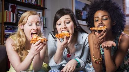 women eating