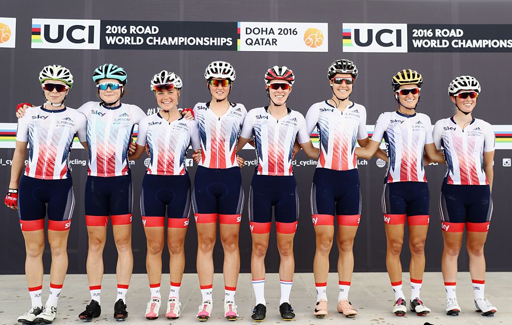 Great Britain on the sign-in stage in Doha