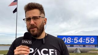Space.com's Brett Tingley reporting from Florida on Artemis 1 launch.