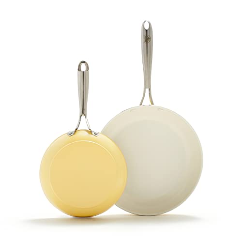 Greenlife Artisan Healthy Ceramic Nonstick, Frying Pan/skillet Set, 8