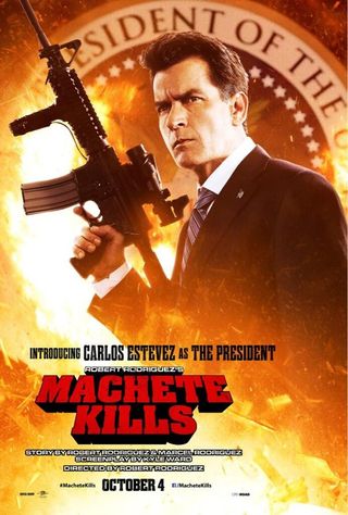 Charlie Sheen Machete Kills Poster