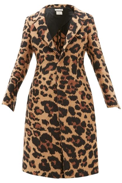 Bottega Veneta Leopard Jacquard Coat