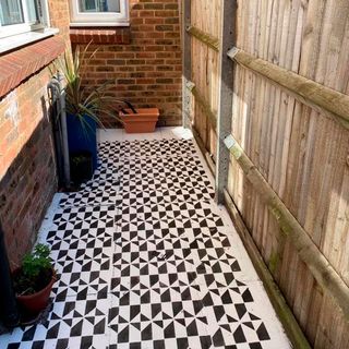 painted patio