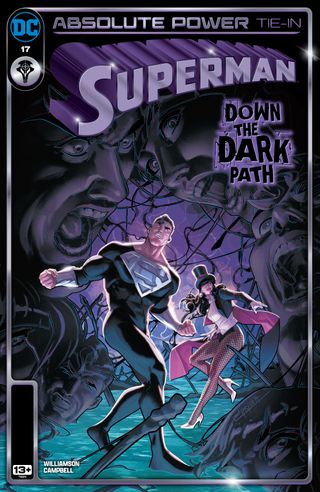 Cover art for Superman #17 featuring Superman and Zatanna.