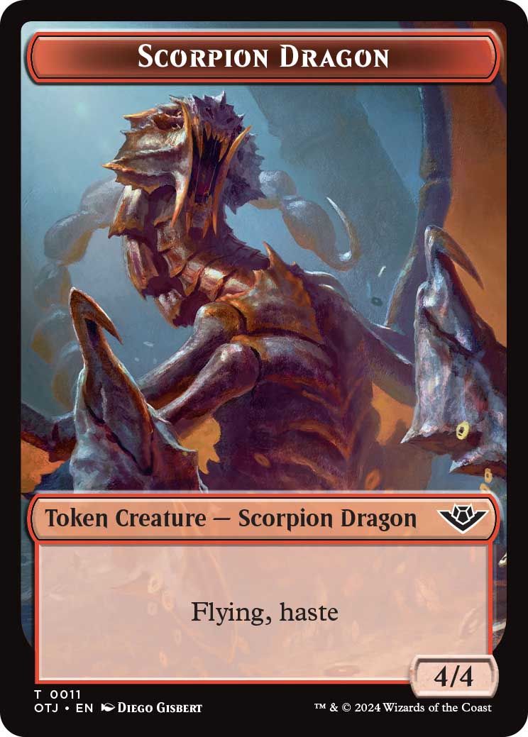 Scorpion Dragon MTG Outlaws of Thunder Junction
