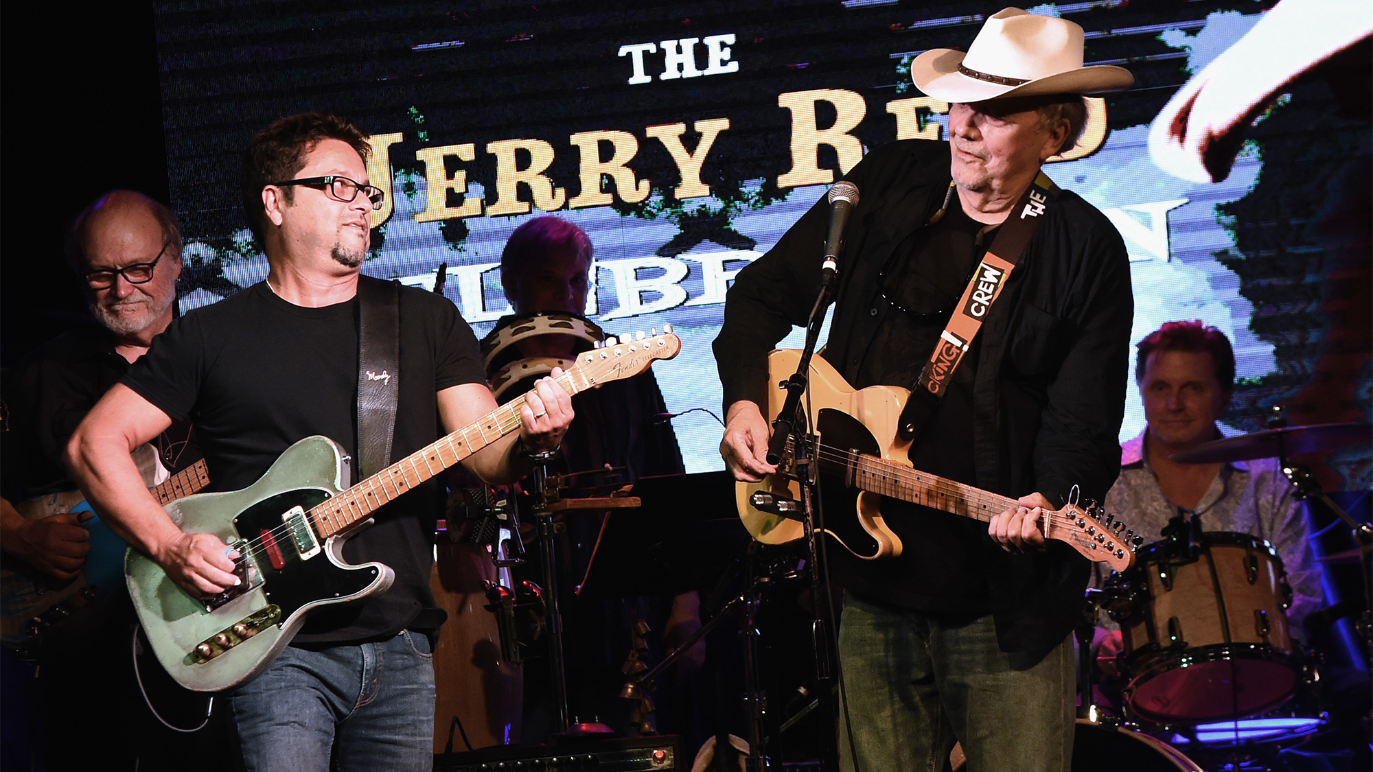 Brent Mason and Singer/Songwriter Bobby Bare perform at The 6th Annual Jerry Reed Celebration at 3rd &amp;amp; Lindsley on September 21, 2017 in Nashville, Tennessee.
