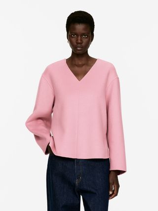 Doublé Wool-Blend Top