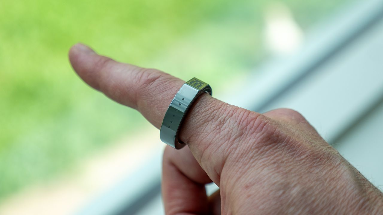 Wearing the Even Realities R1 smart ring