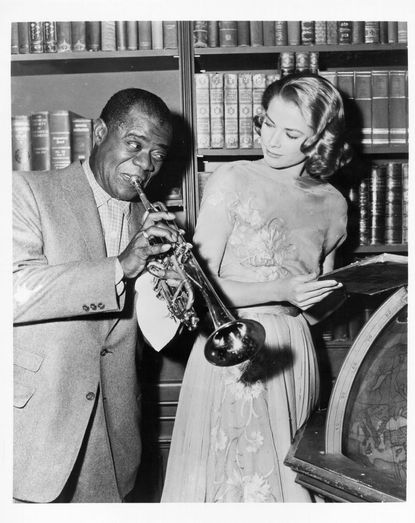 1956: With Louis Armstrong