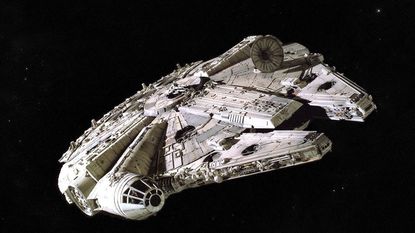 The Millennium Falcon has an iconic design