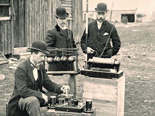 Marconi transmission test