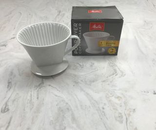 Melitta pour over coffee maker cup with box