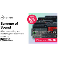 iZotope Summer of Sound Sale: Up to 60% off