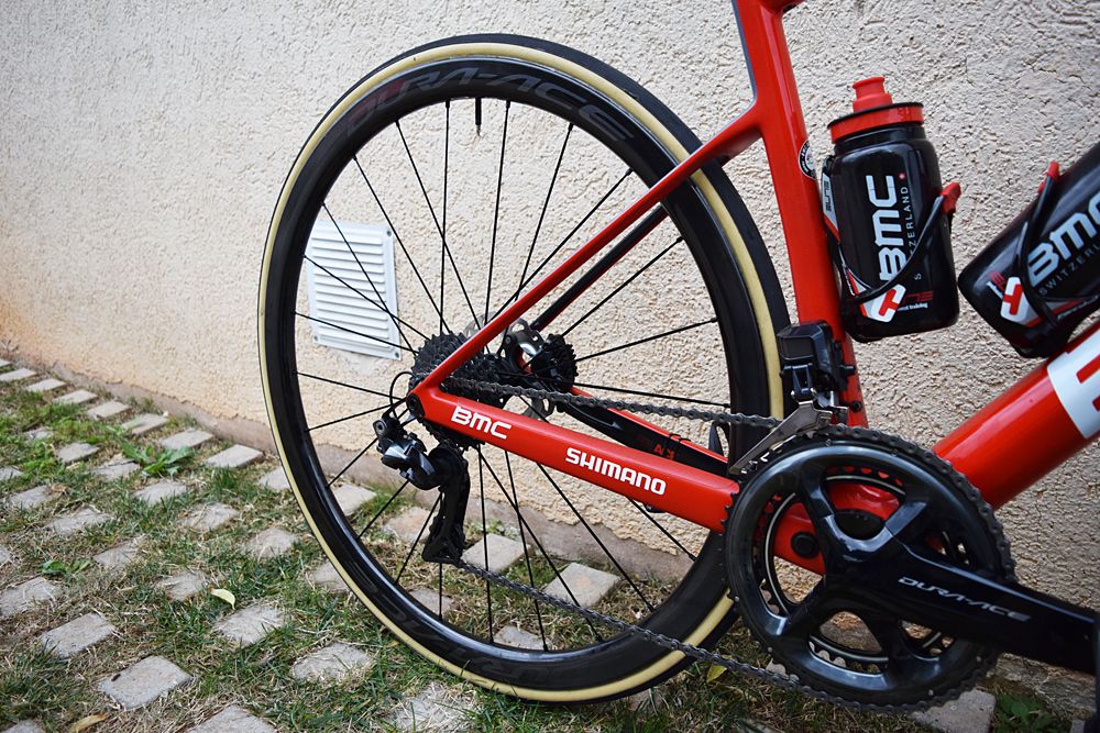 A look at the rear end of Gerrans' bike