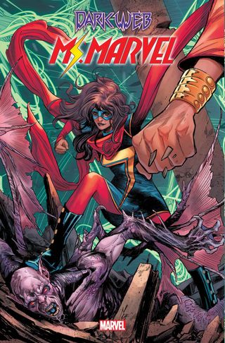 Dark Web: Ms. Marvel #1 cover