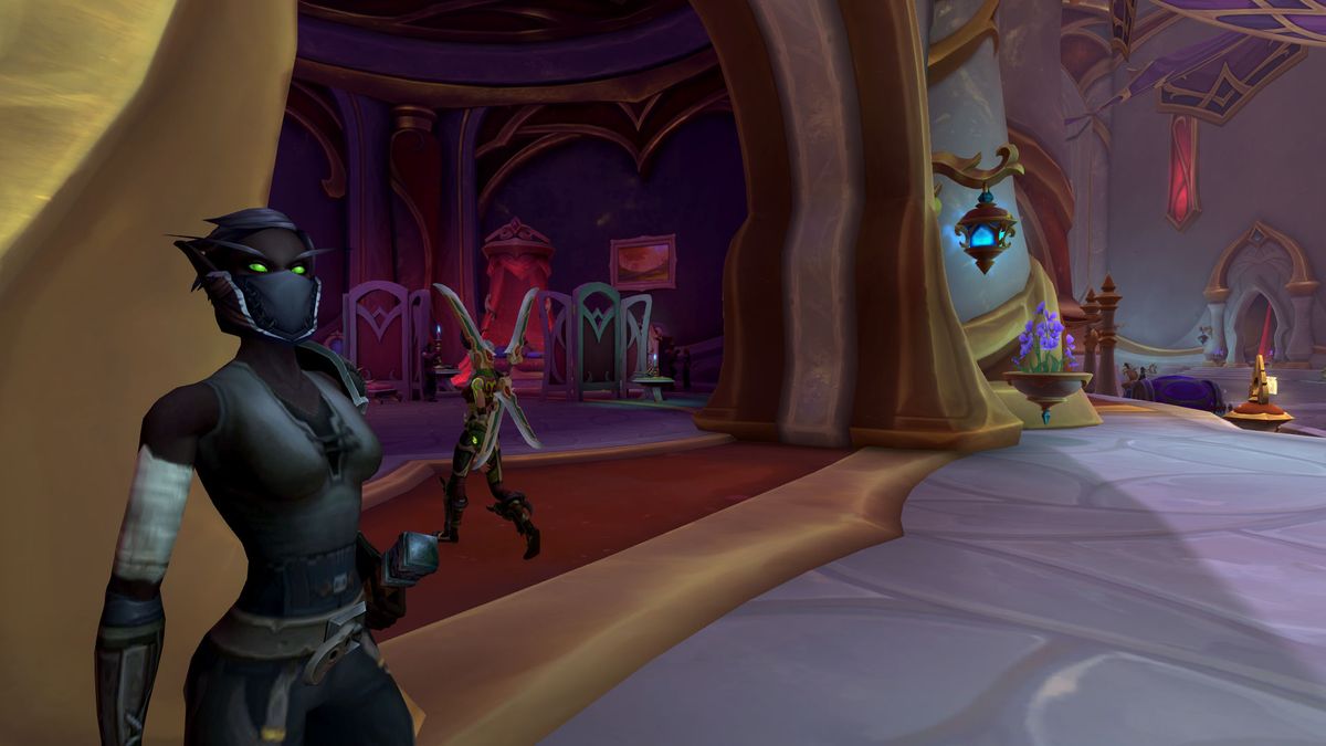 Several images of Silvermoon from World of Warcraft: Midnight.