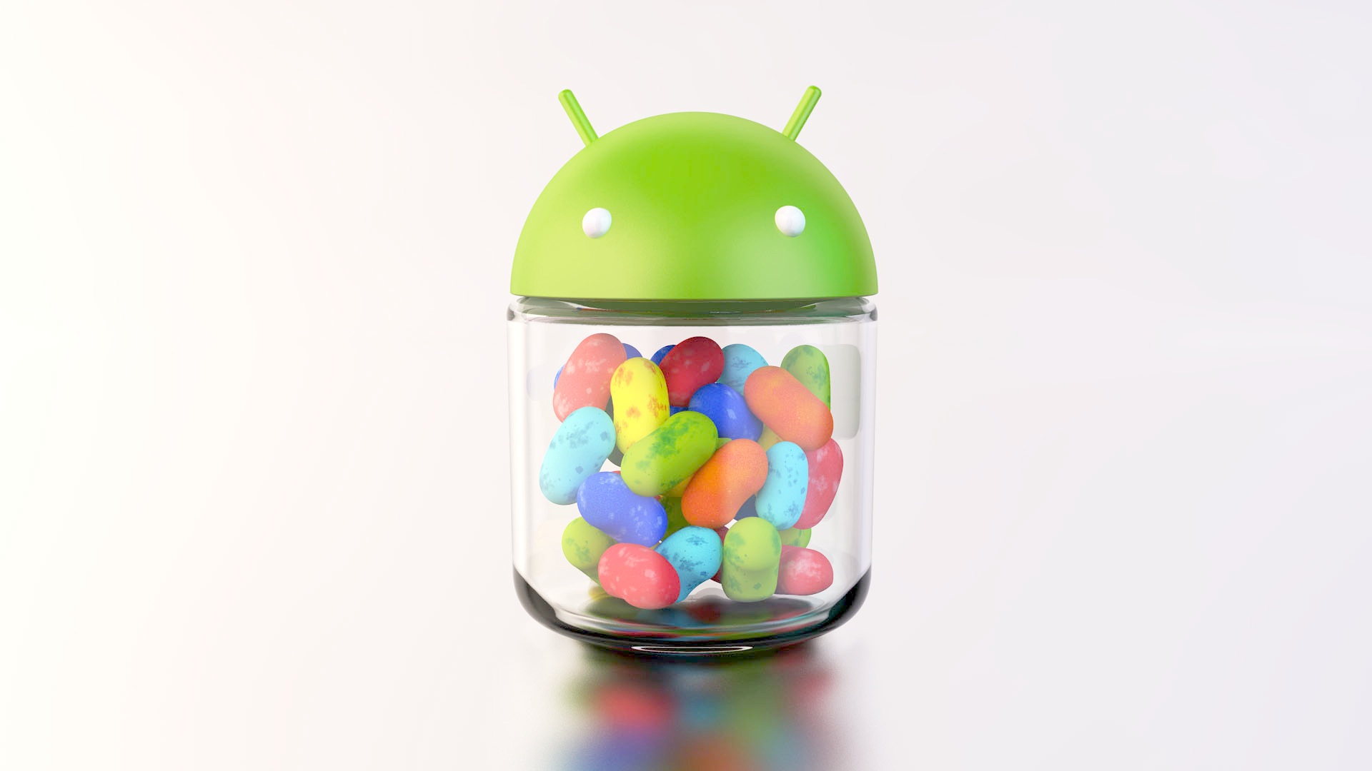 Gambar 1: Antarmuka Pengguna Android Jelly Bean dengan efek animasi yang halus